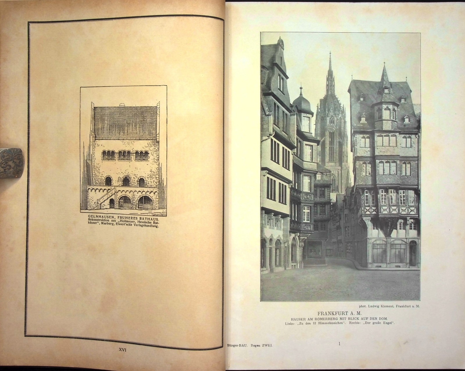 Grosse Burgerbauten 1915 Blauen Bucher German Architecture Softcover