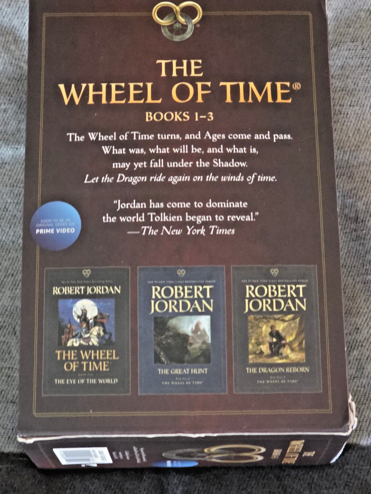 Wheel Of Time Books 1-3 New Box Set Robert Jordan Fantasy Paperbacks Slipcase