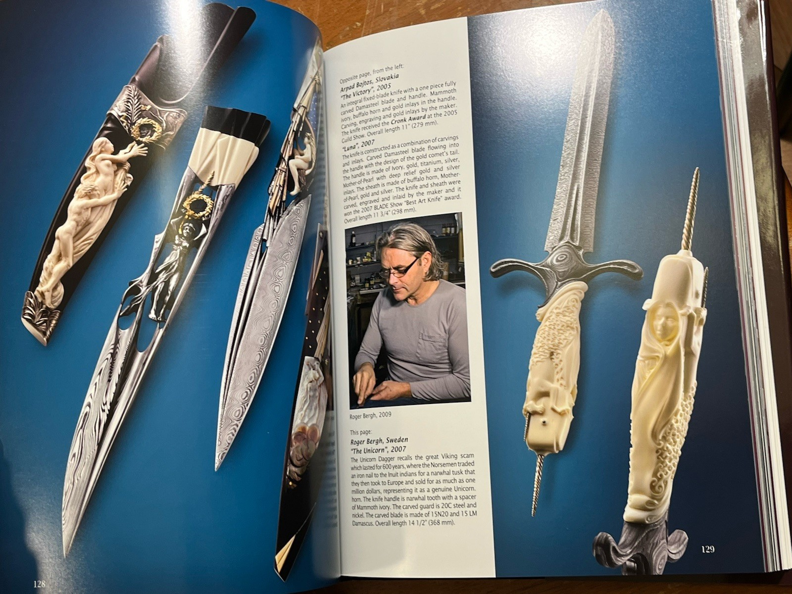 New RARE David Darom The World of Art Knives Hardcover Book – Limited to 1,000
