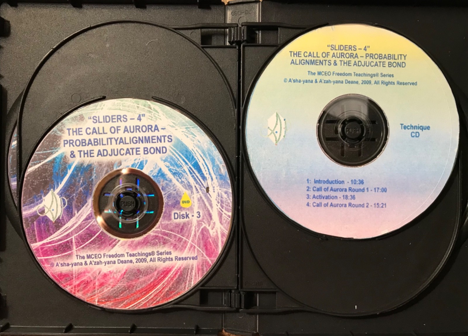VOYAGERS, ASHAYANA DEANE, Sliders 4 (3) DVD’S & 1 cd