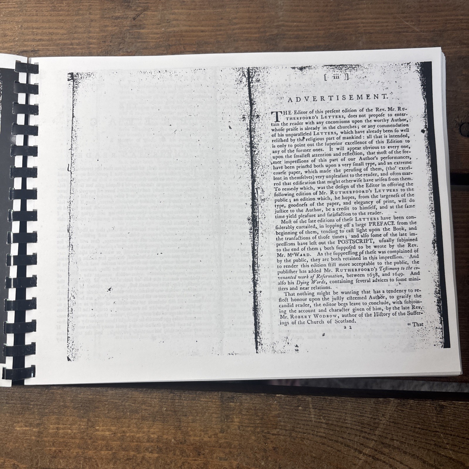 Letters Of Samuel Rutherford Robert M’Ward Revival Books Collection Spiral Book