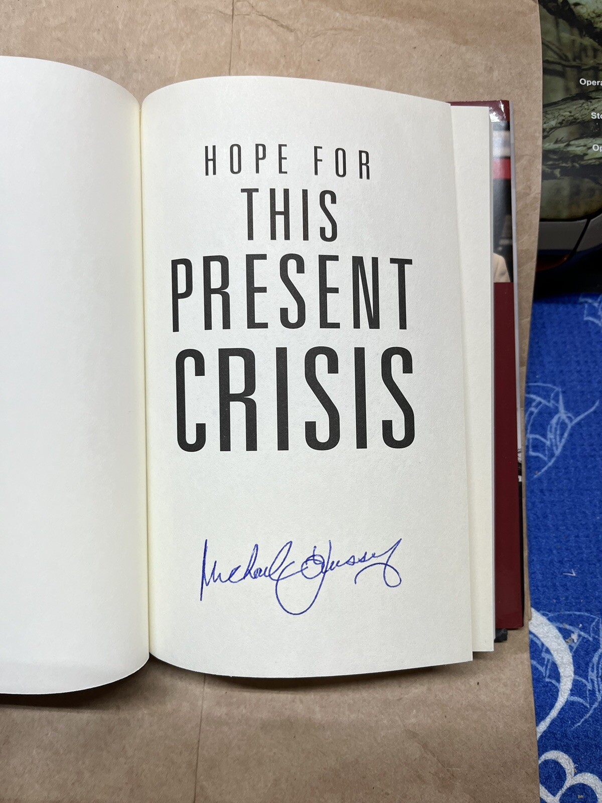 Hope For This Present Crisis By Michael Youssef Signed 2021 First, First