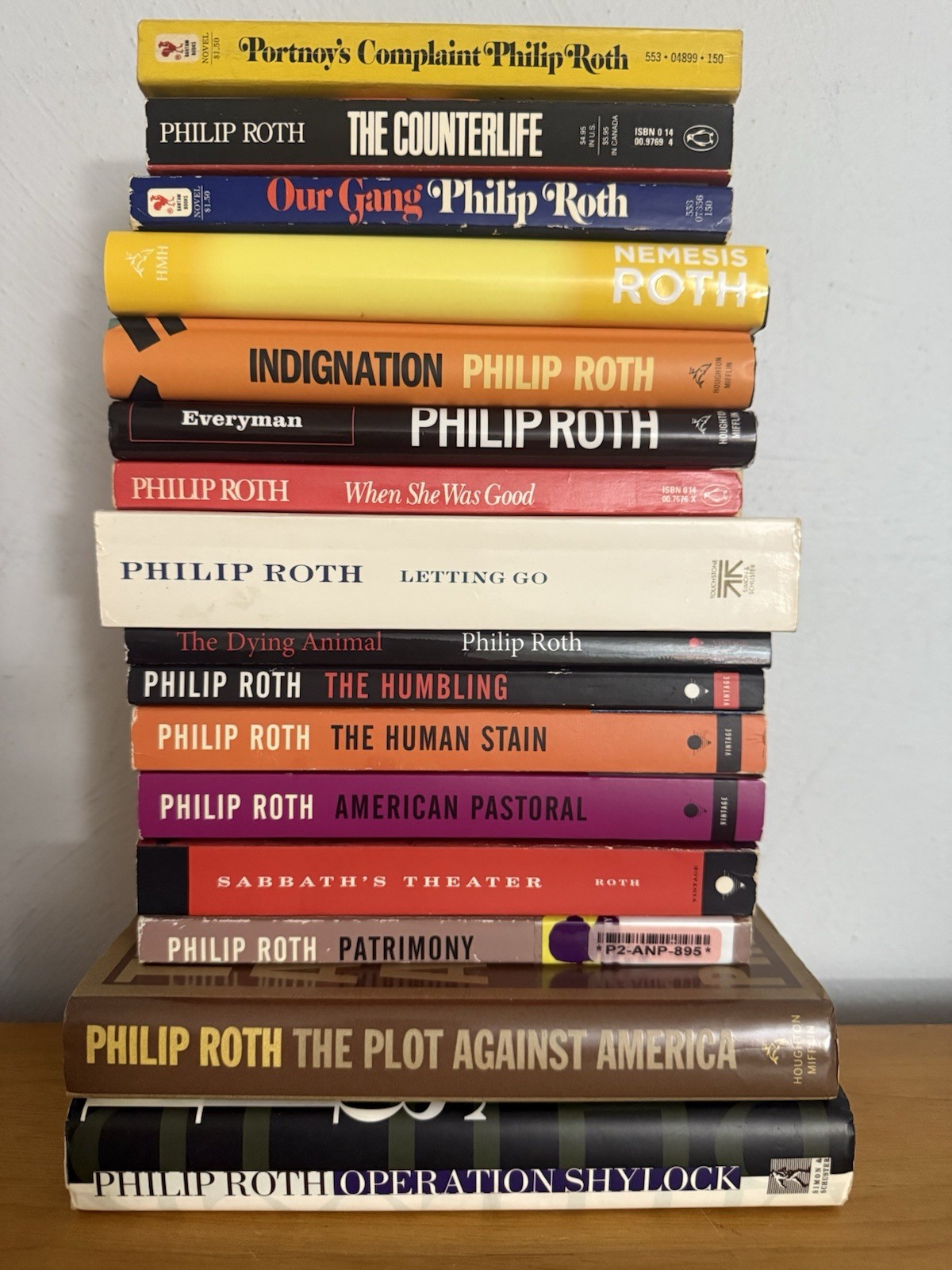 Huge Lot Of Philip Roth Books