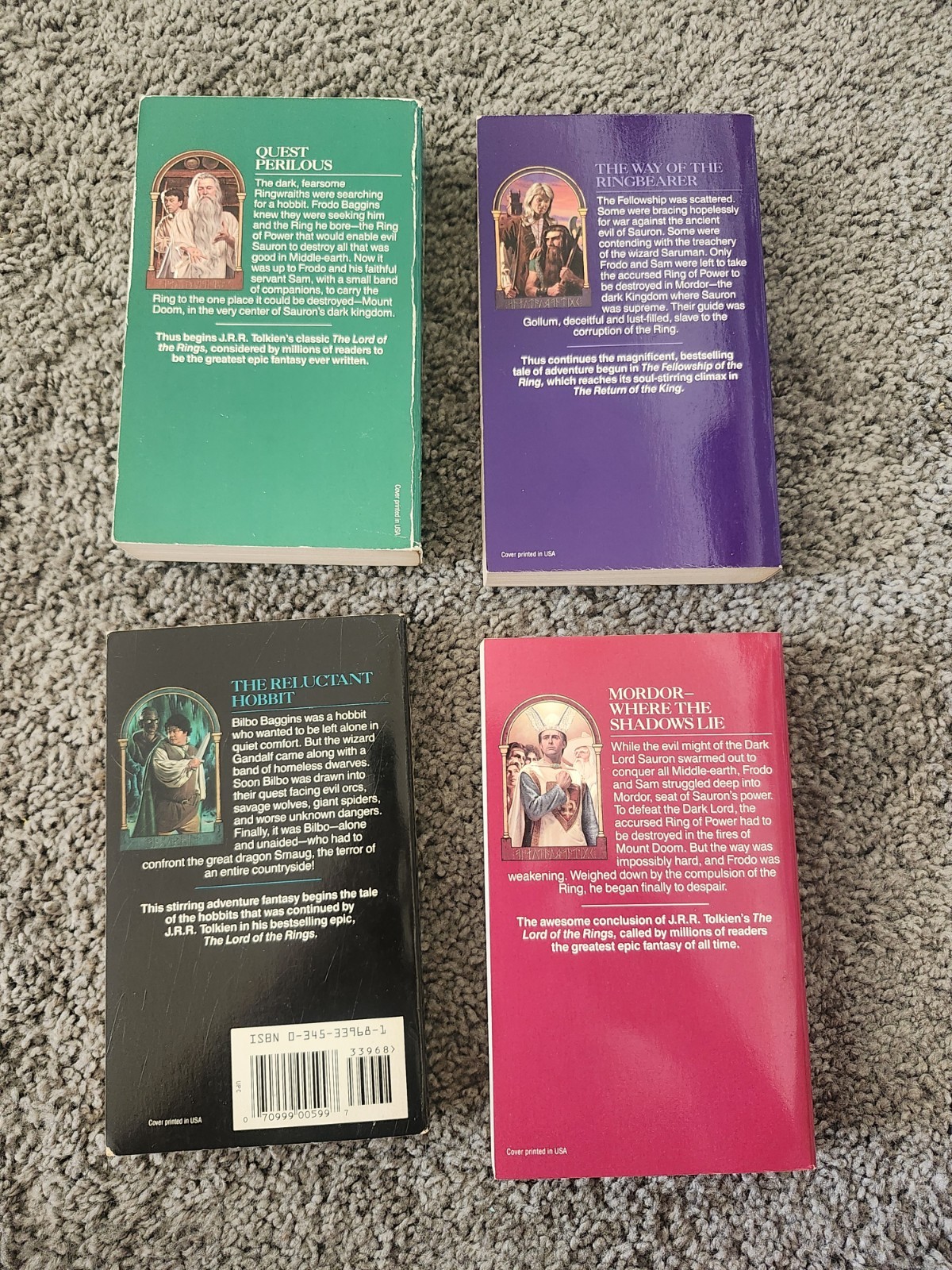 LOTR Box Set 1982 and Chronicles of Narnia Box Set 1978 Vintage Books