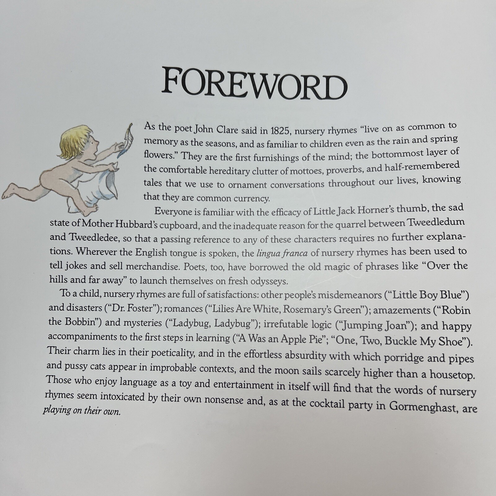 Michael Foreman’s Mother Goose Foreman, Michael Vintage *1991*. HCDJ