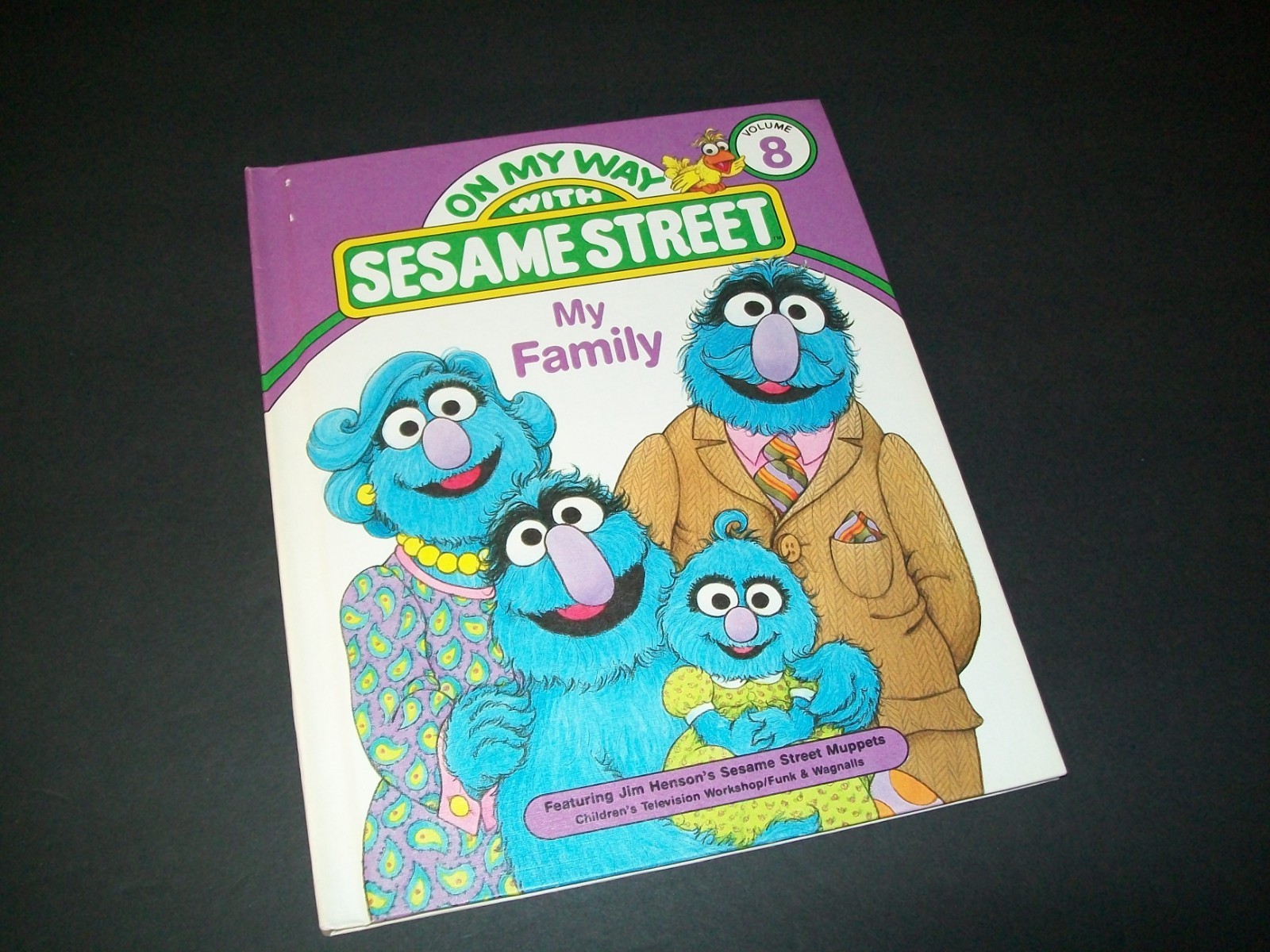 Vintage Sesame Street Books On My Way, Grover, Big Bird 1989 Lot of 6