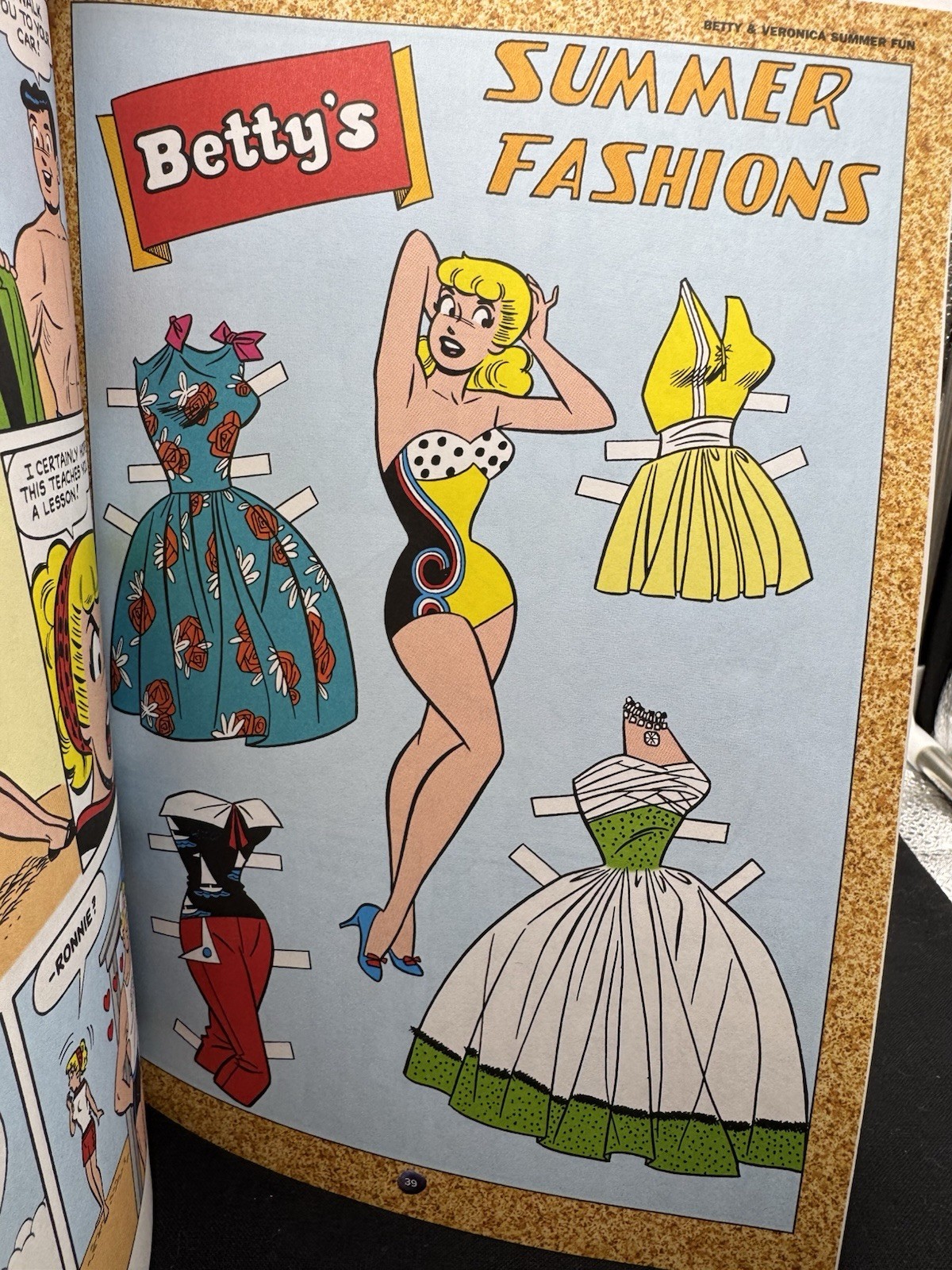 BETTY & VERONICA SUMMER FUN TP TPB Archie Classics Dawn Wells 2003 NEW