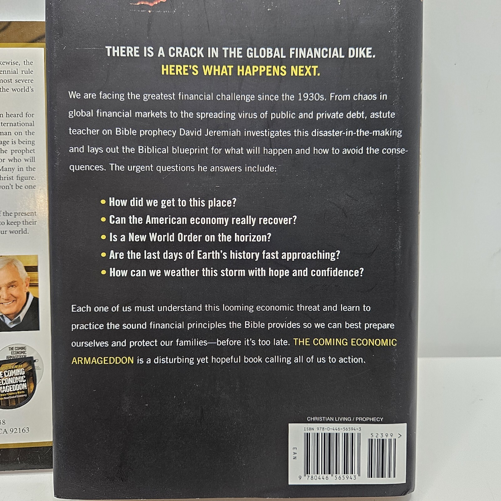 The Coming Economic Armageddon by Dr. David Jeremiah DVDs/BOOK/STUDY GUIDE Used