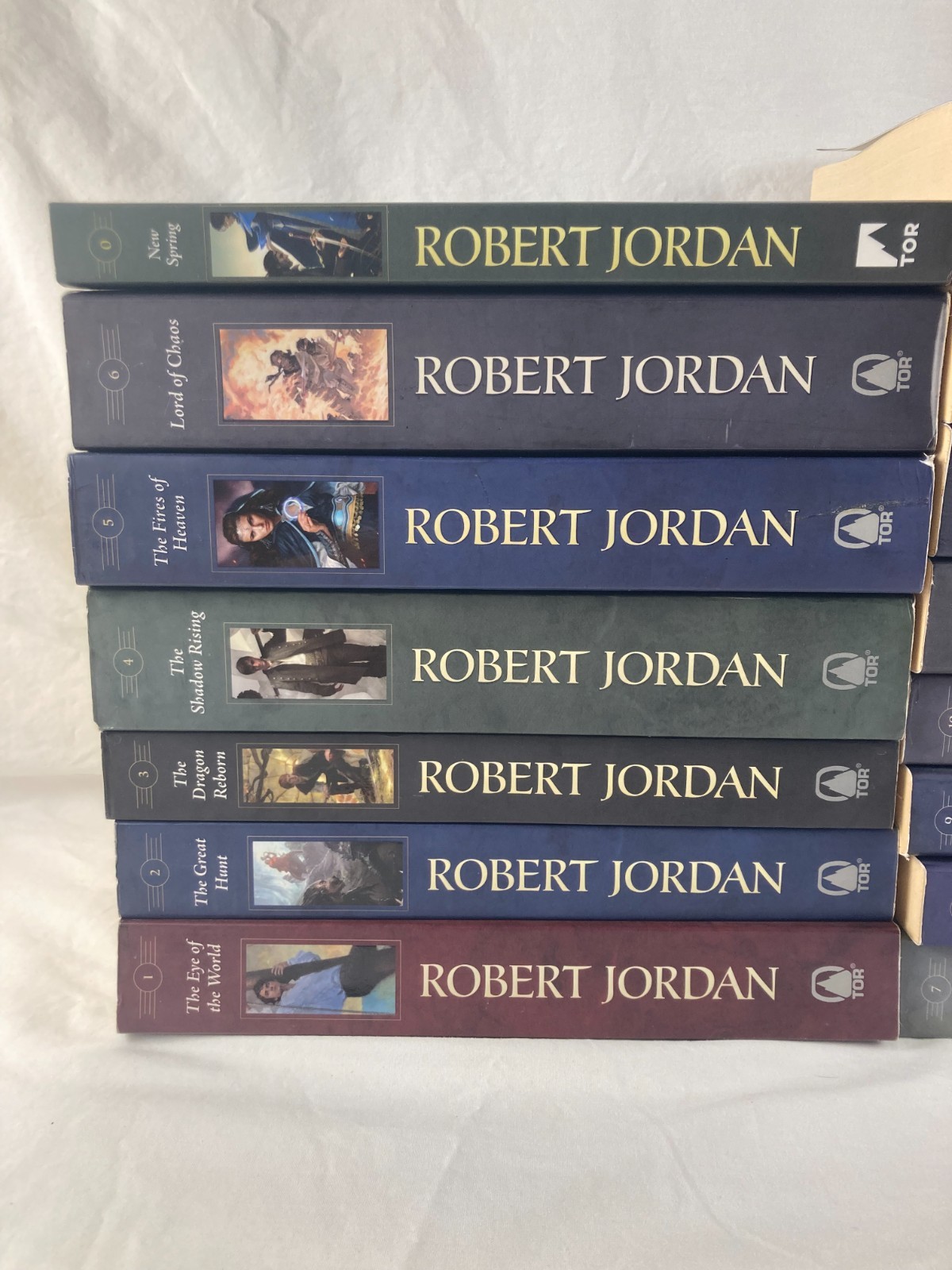 Wheel of Time Robert Jordan Complete Series (1-14 + Pre) Uniform Tor Paperbacks