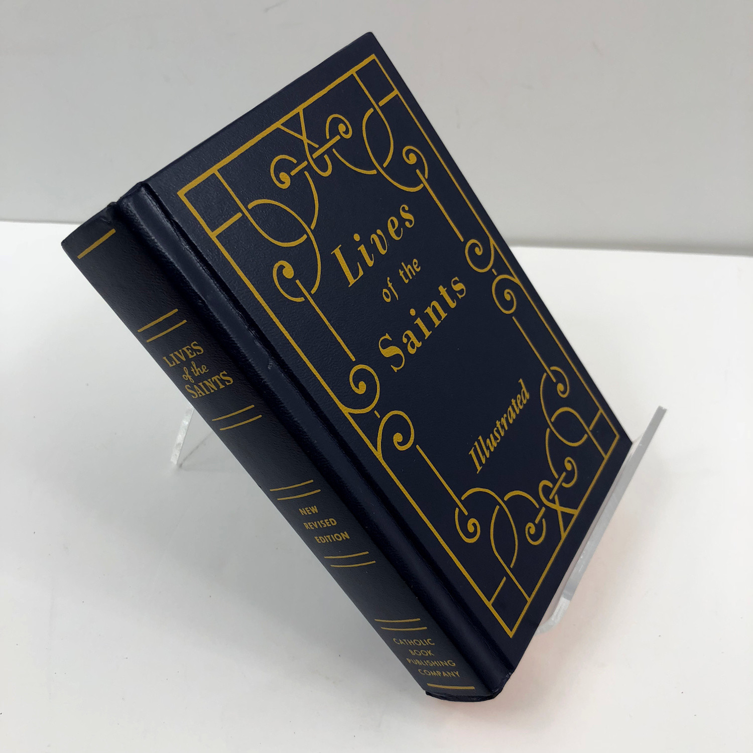 Vintage 1993 Lives of the Saints Illustrated Catholic HC Book Rev. Hugo Hoever