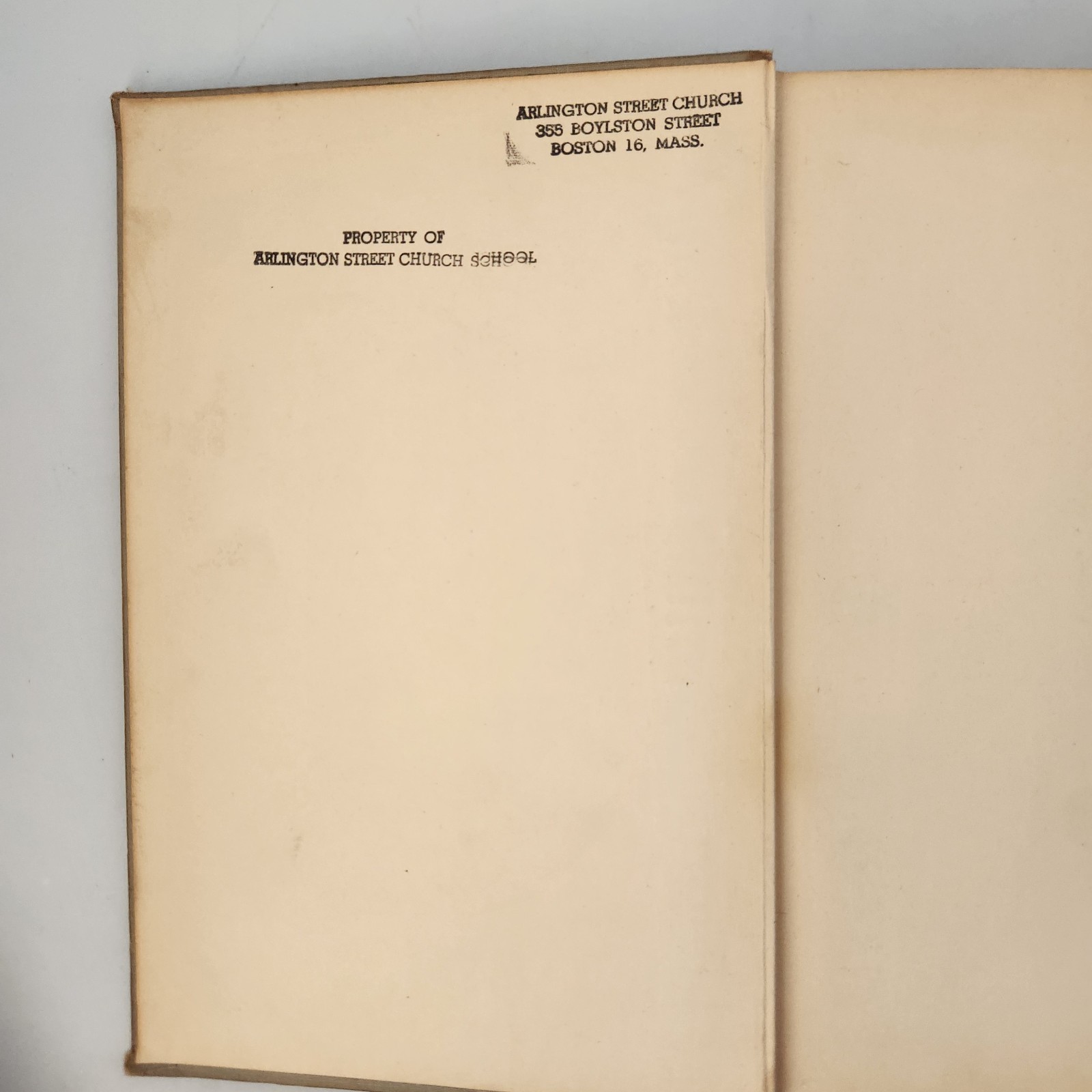 Church Across the Street Beacon Press 1947 Reginald Manwell Sophia Lyon Fahs