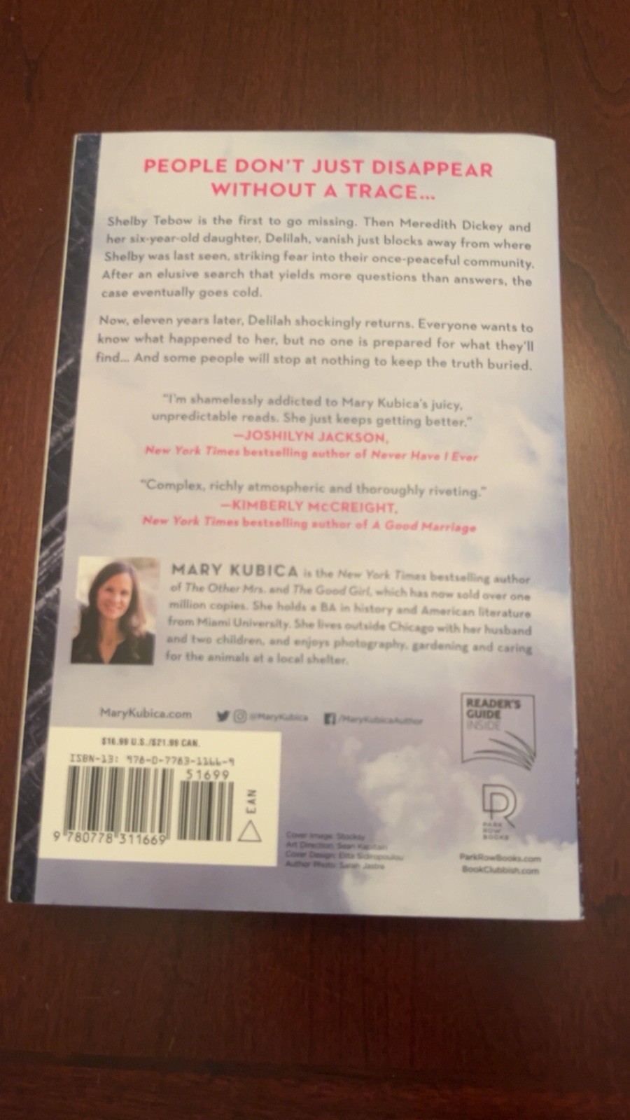 Local Woman Missing By Mary Kubica | New York Times Best Seller