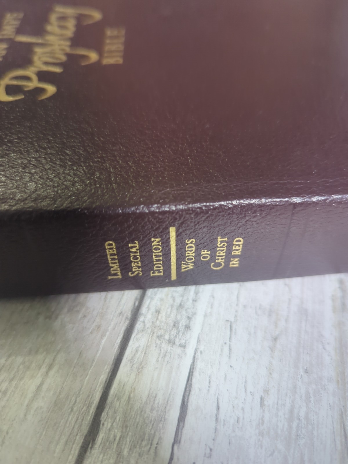 KJV The Jack Van Impe PROPHECY BIBLE Red Letter Limited Special Edition Leather