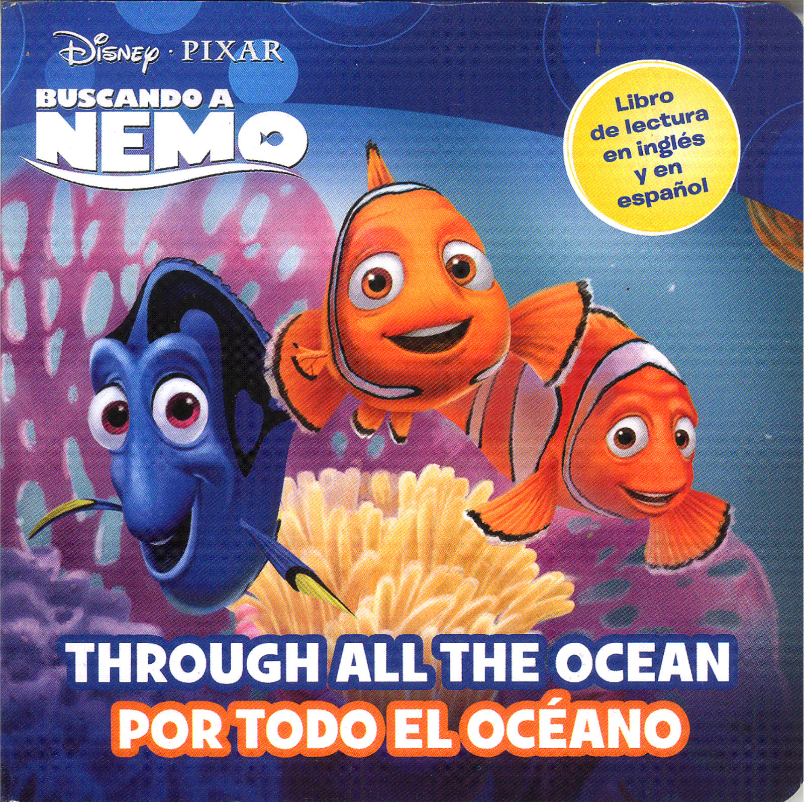 SET 4 DE 3 LIBROS DE CUENTOS BILINGÜES DE DISNEY/PIXAR, EN ESPAÑOL