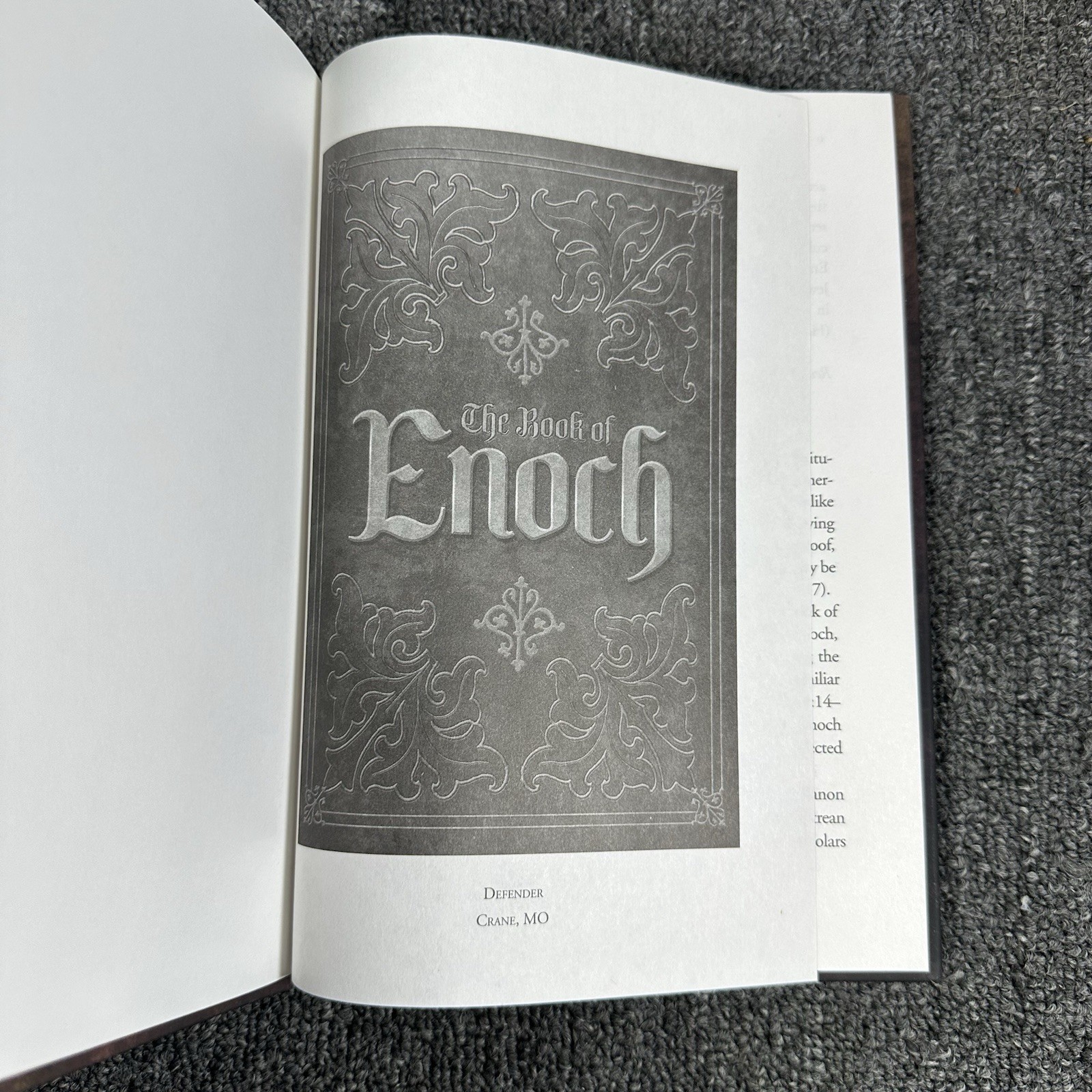 The Book of Enoch 2016 Defender Apocryphal Bible translator R H Charles 1917
