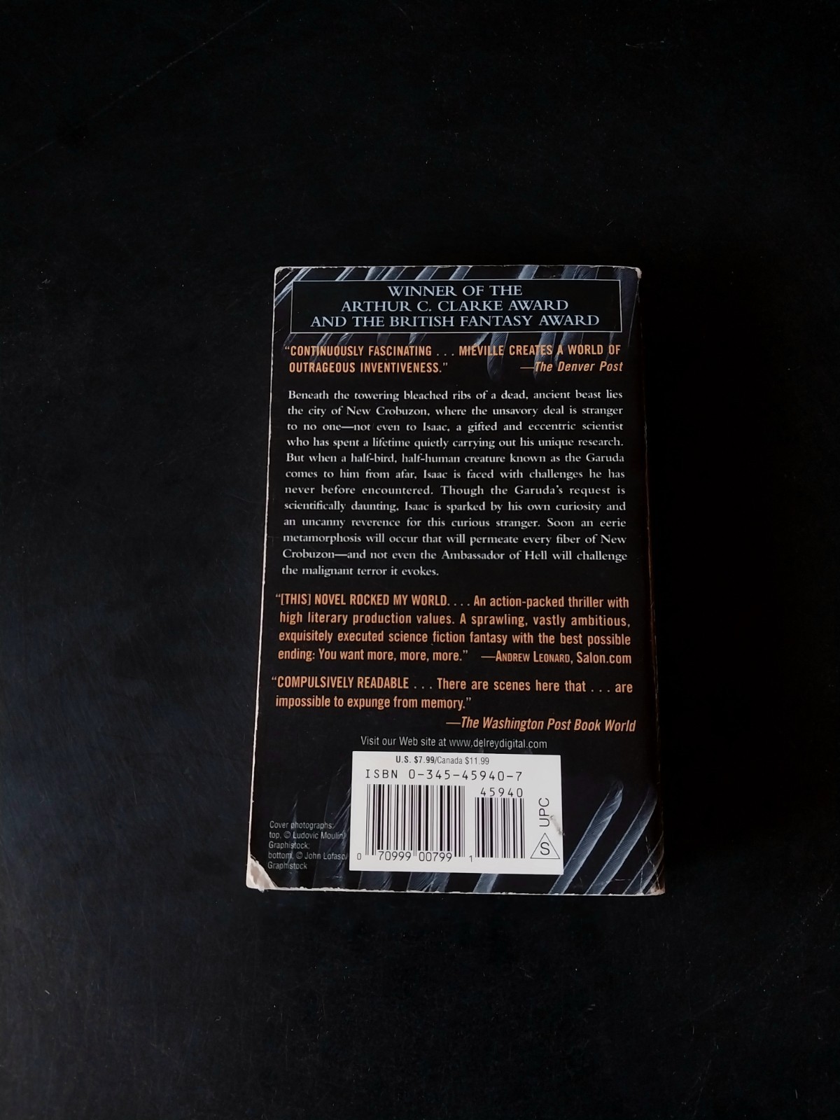 China Miéville – Perdido Street Station – First Mass Market Edition and Printing