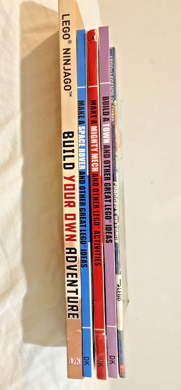 LEGO Children’s Books Combo Set of 4 Books Package Deal