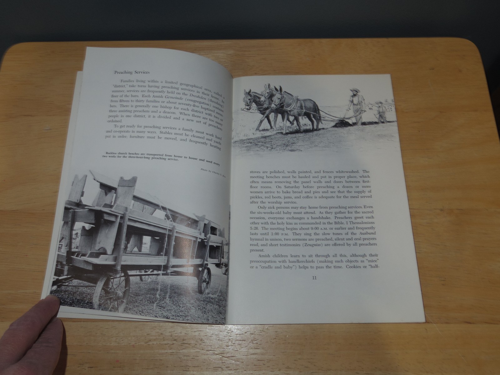 Vintage Amish Life by John A Hostetler (1960, Paperback) – 39 pages – Used/GC
