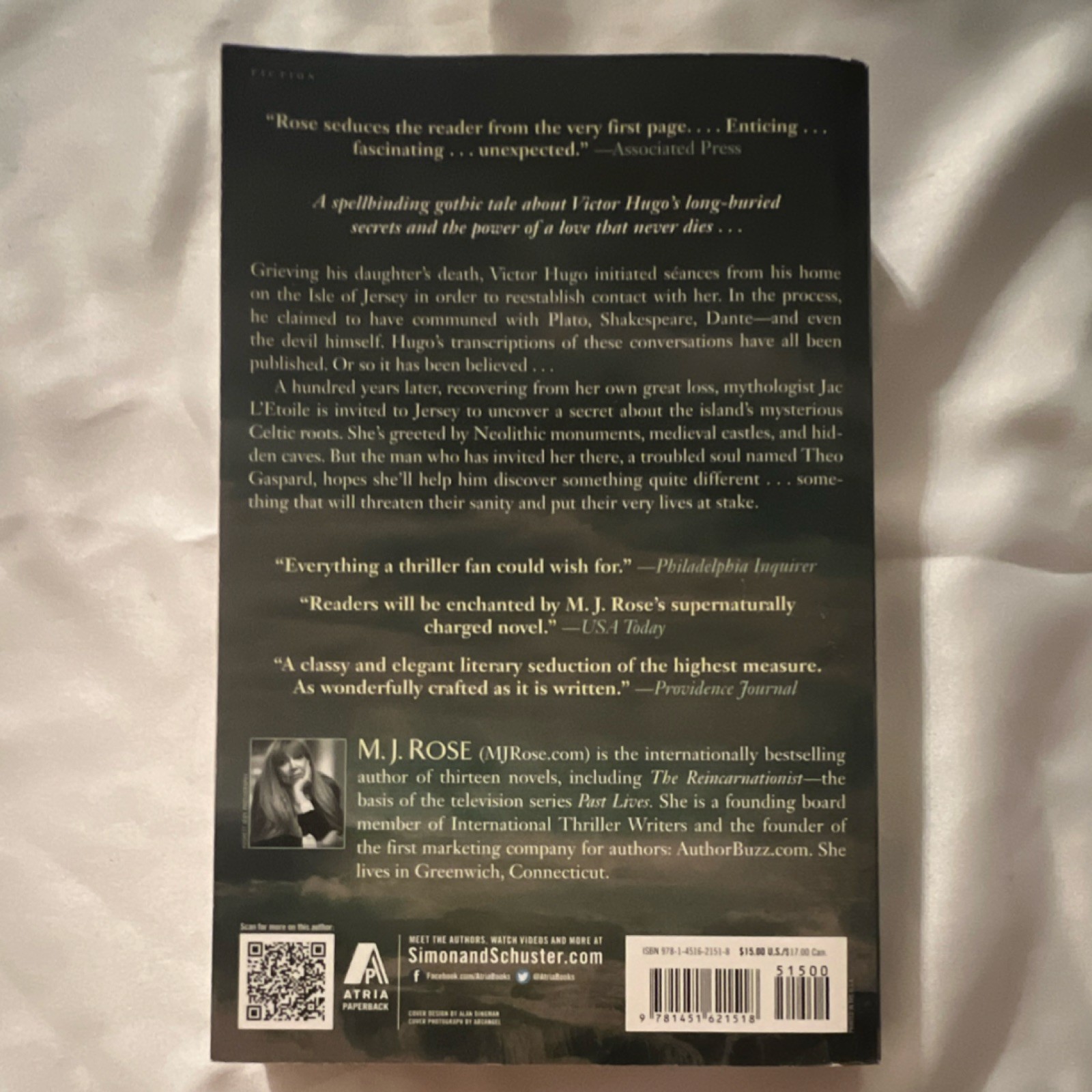Seduction by M. J. Rose Atria Books Trade Paperback First Edition 2014 Fiction