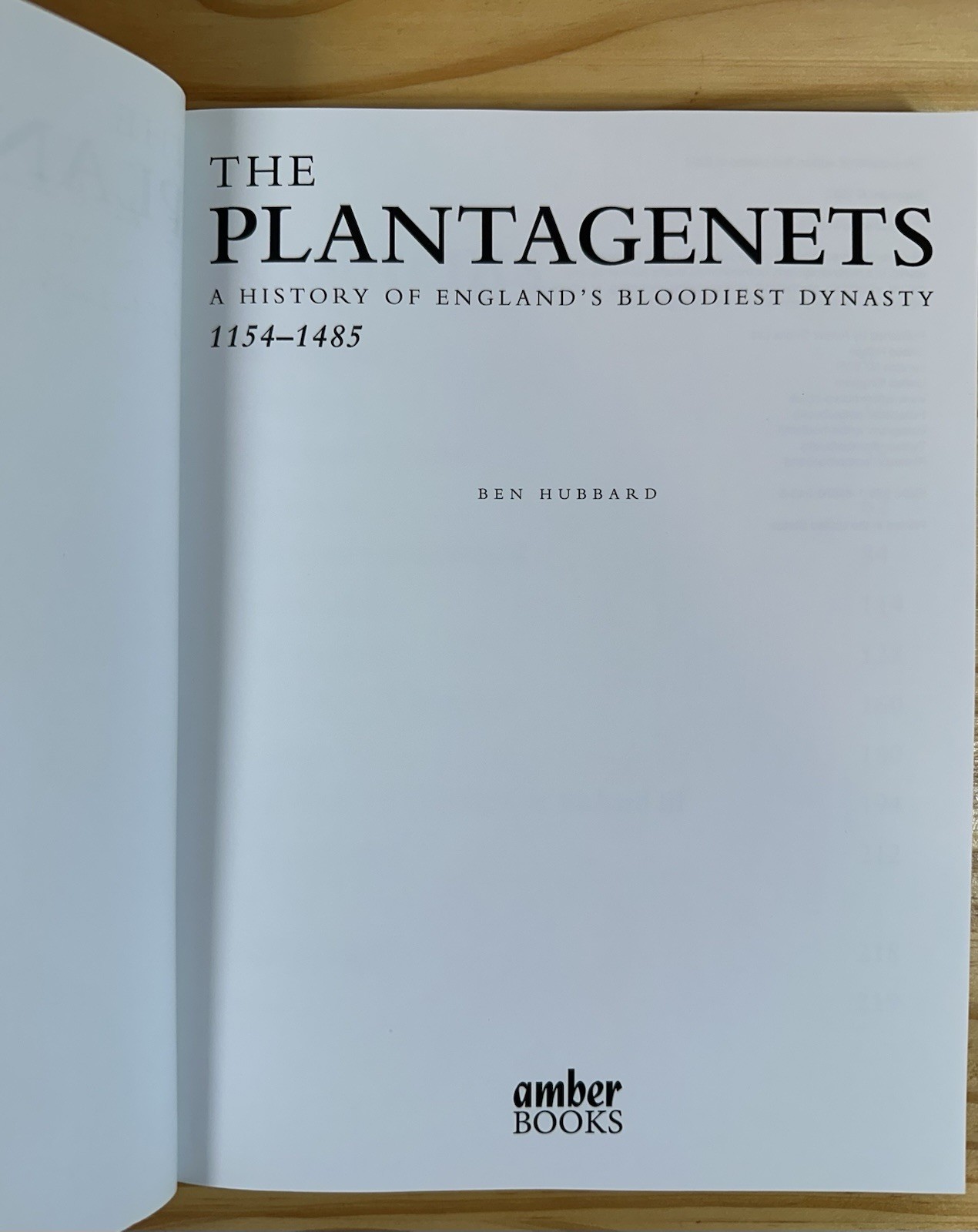 The Plantagenets: A History of England’s… by Hubbard, Ben Paperback / softback