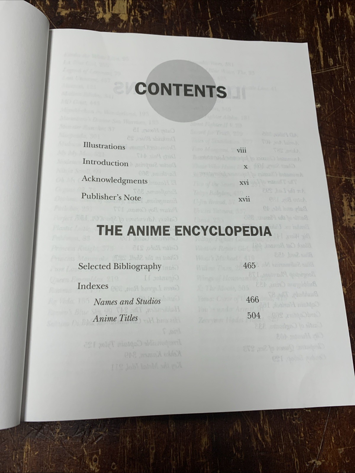 The Anime Encyclopedia- A Guide To Japanese Animation Book
