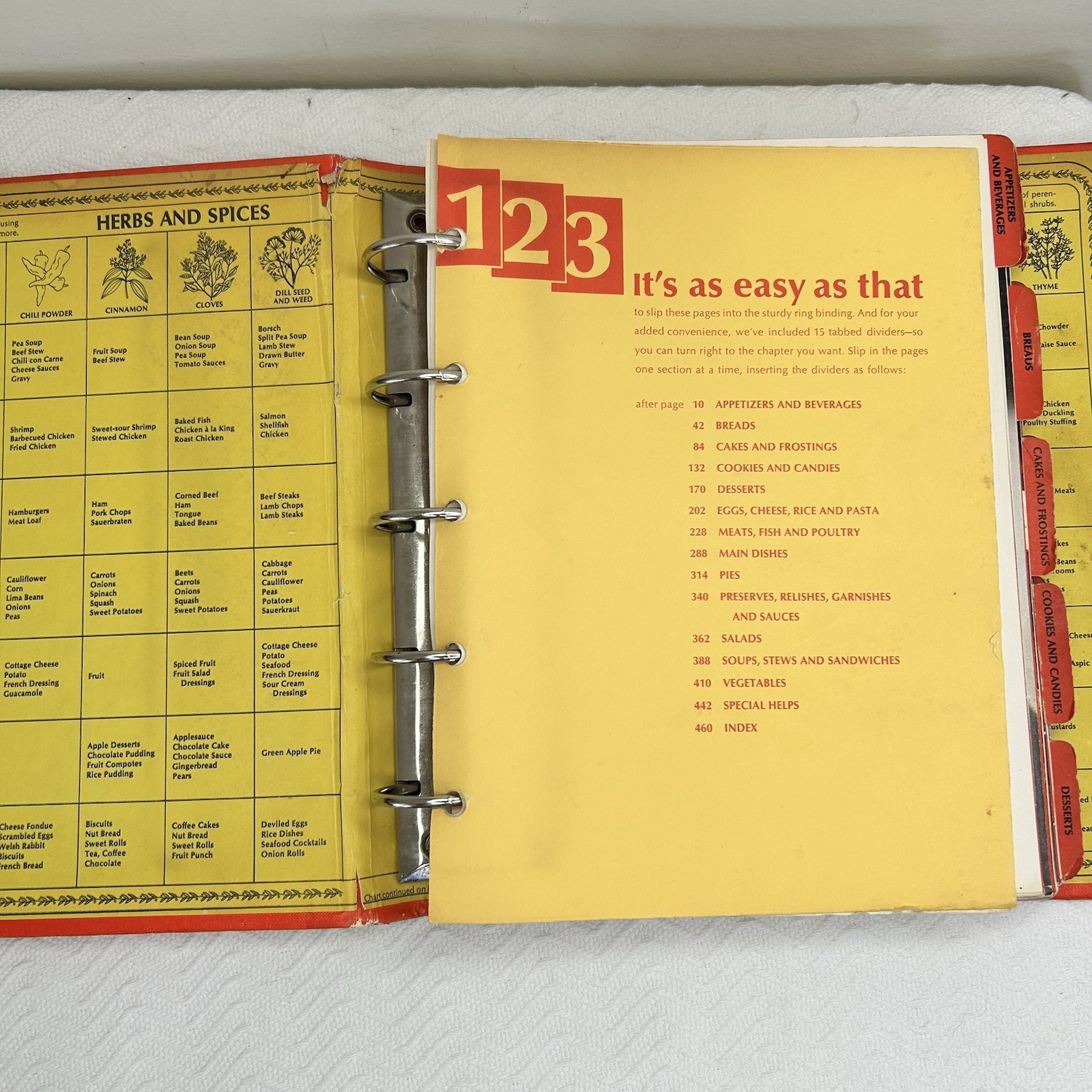 Betty Crocker’s Cookbook 1974 Vintage 23rd Printing with 5 Ring Binder
