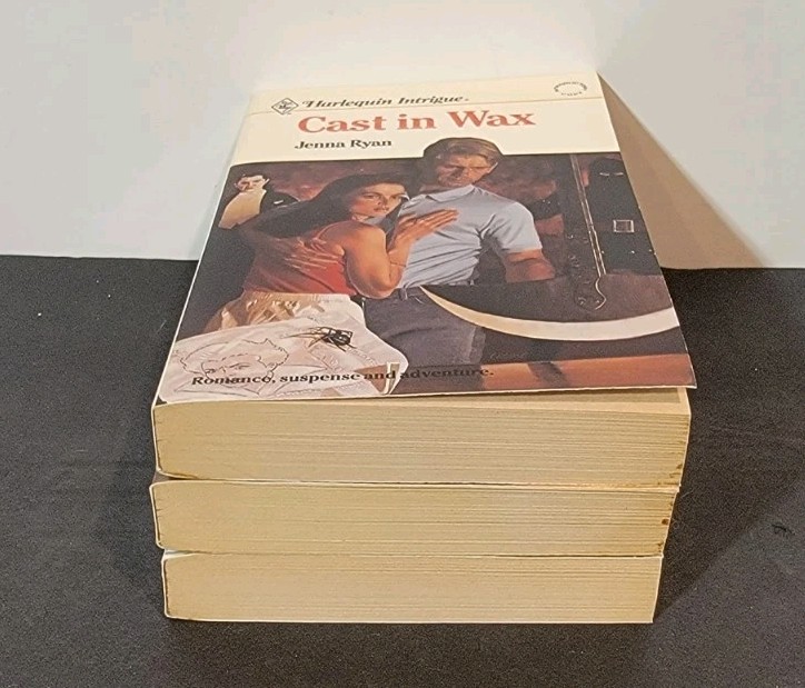 Lot Of 3 Vintage Romance Harlequin Intrigue American Paperback Books Mixed Lot