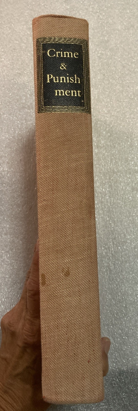 Old Vintage 1938 Fyodor Dostoevsky’s Crime and Punishment Heritage Press HC