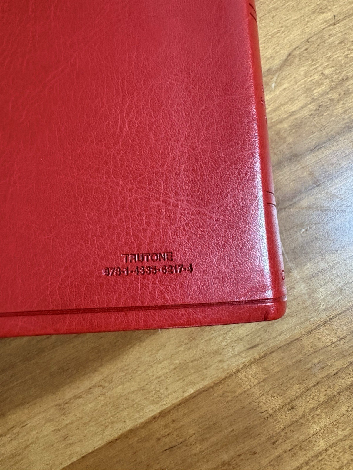 Crossway The Holy Bible ESV English Standard Version Faux Leather Red Cover