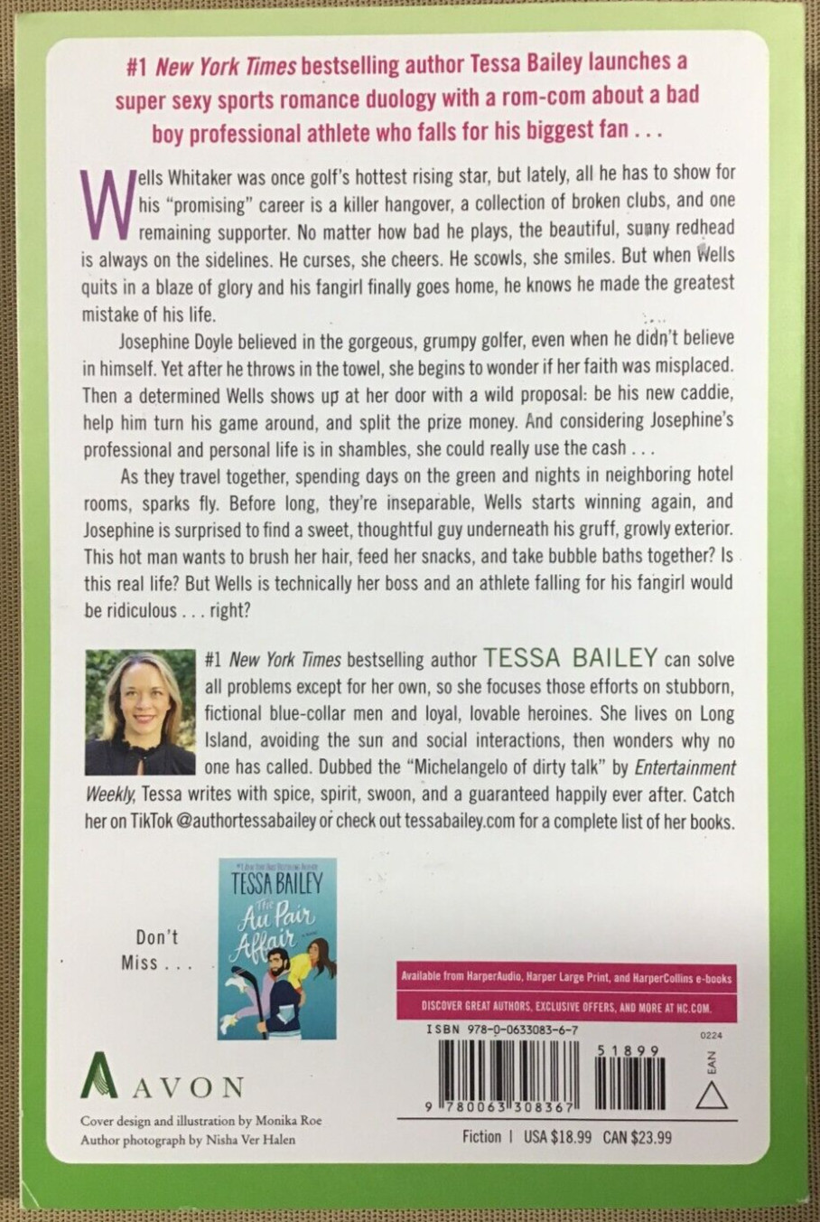 Fangirl Down – (Big Shots) by Tessa Bailey Paperback NEW 📖