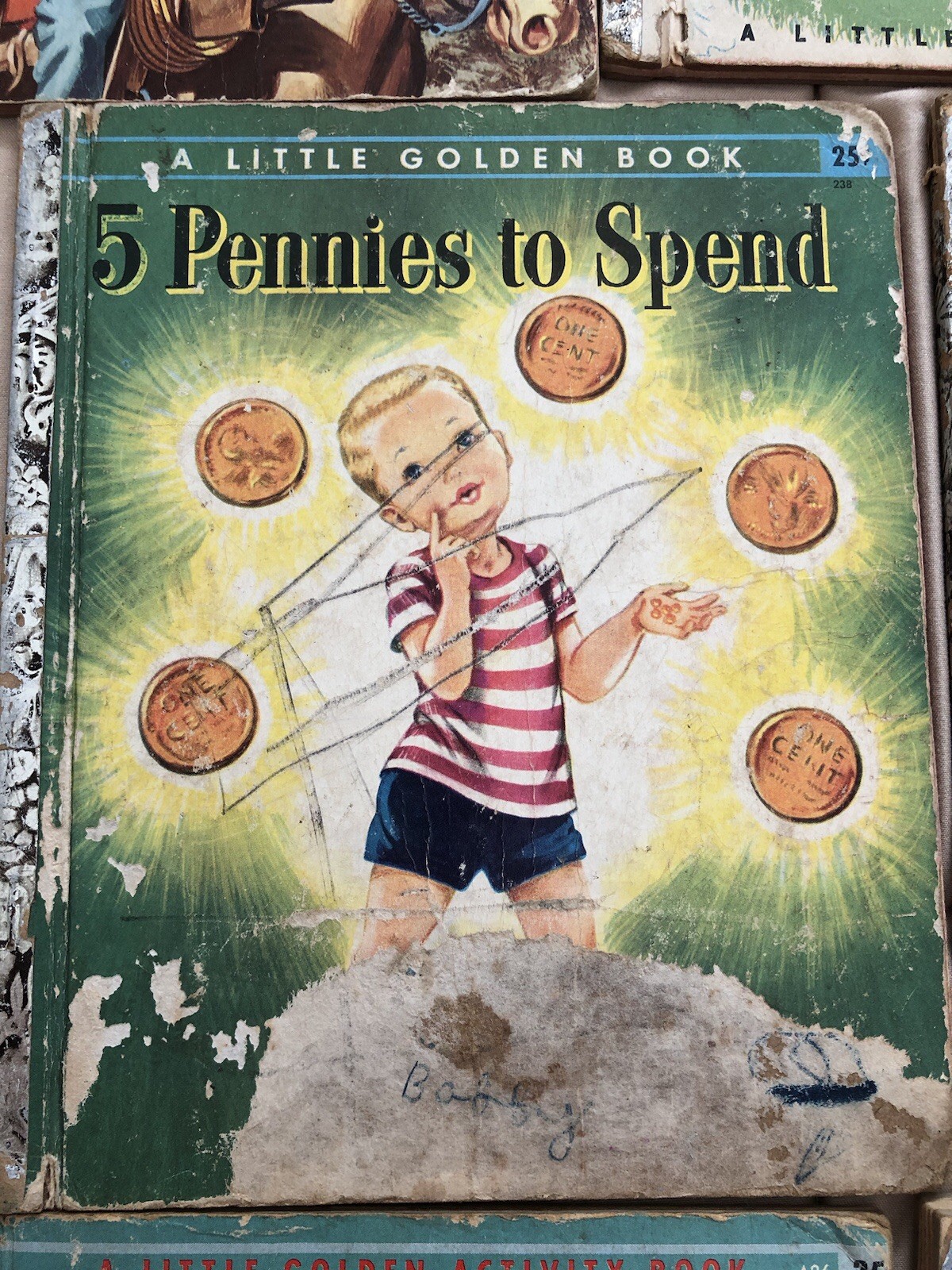 A Little Golden Book Lot Of 13 Vintage Books 1950s-1960s good to fair condition