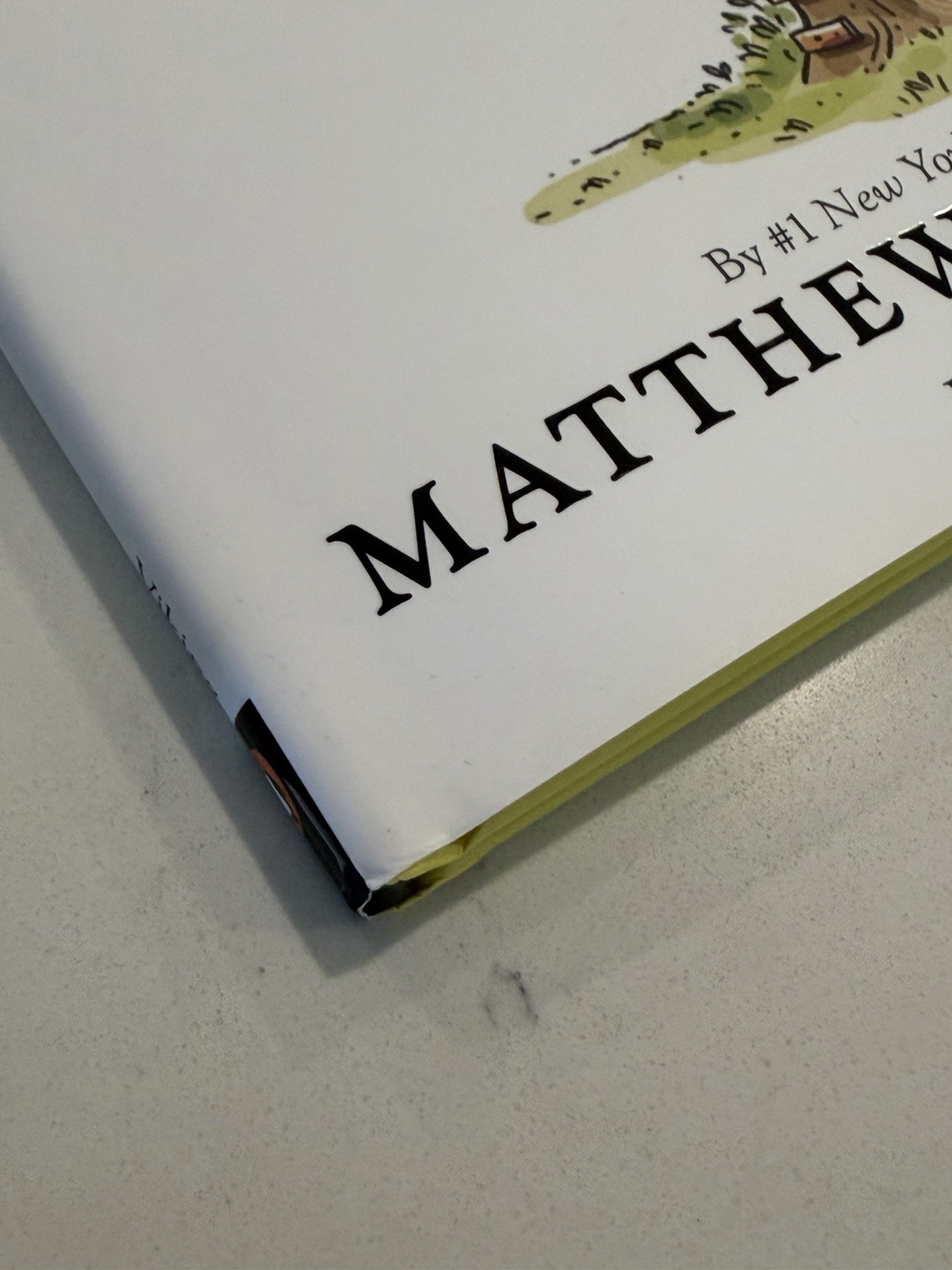 AUTOGRAPHED Matthew McConaughey SIGNED Book Just Because AUTOGRAPH #5