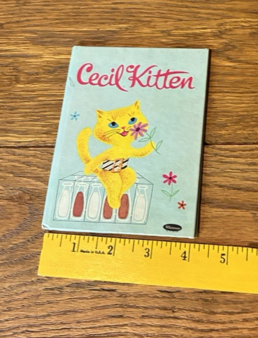 Vintage 1968 Whitman Publishing Cecil Kitten by Eva Grant – RARE SMALL SIZE