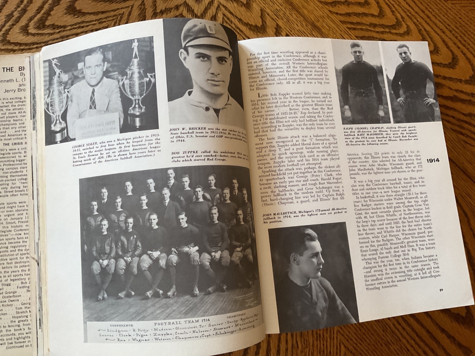 1967 „THE BIG TEN“ BY TUG WILSON AND JERRY BRONDFIELD – 496 Pages