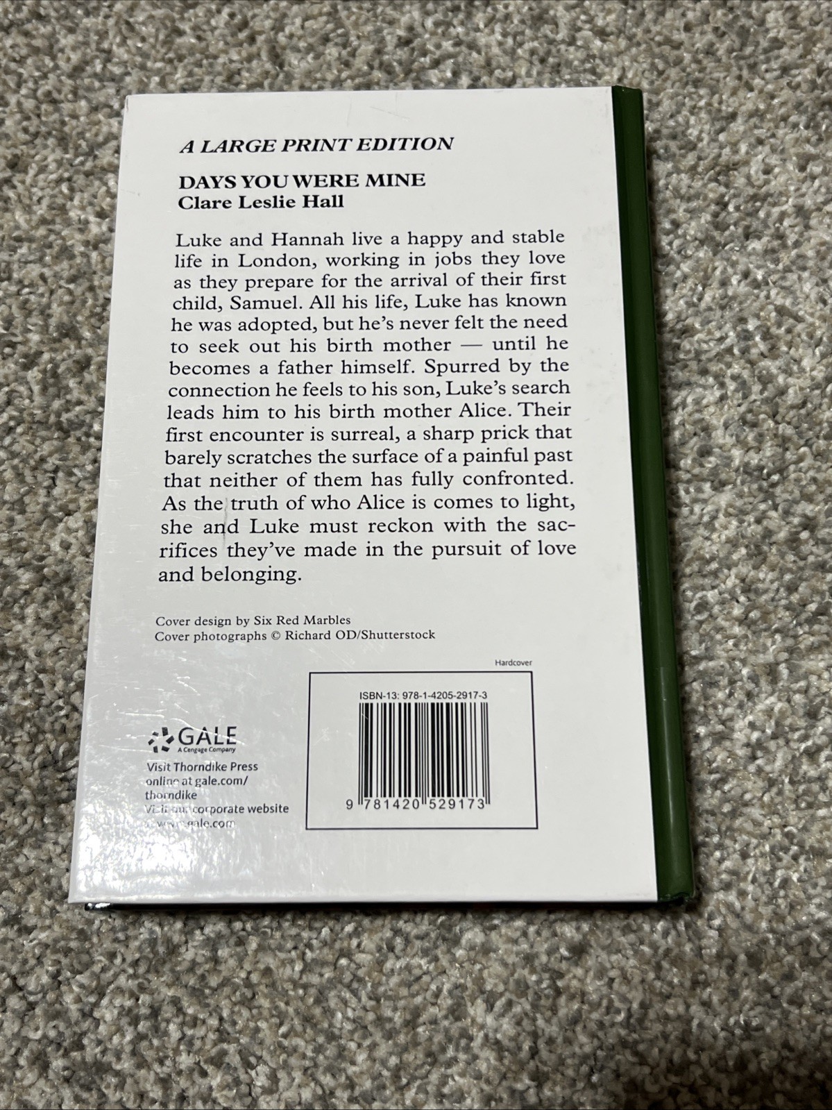 Days You Were Mine : A Novel by Clare Leslie Hall (2025, Library Binding)