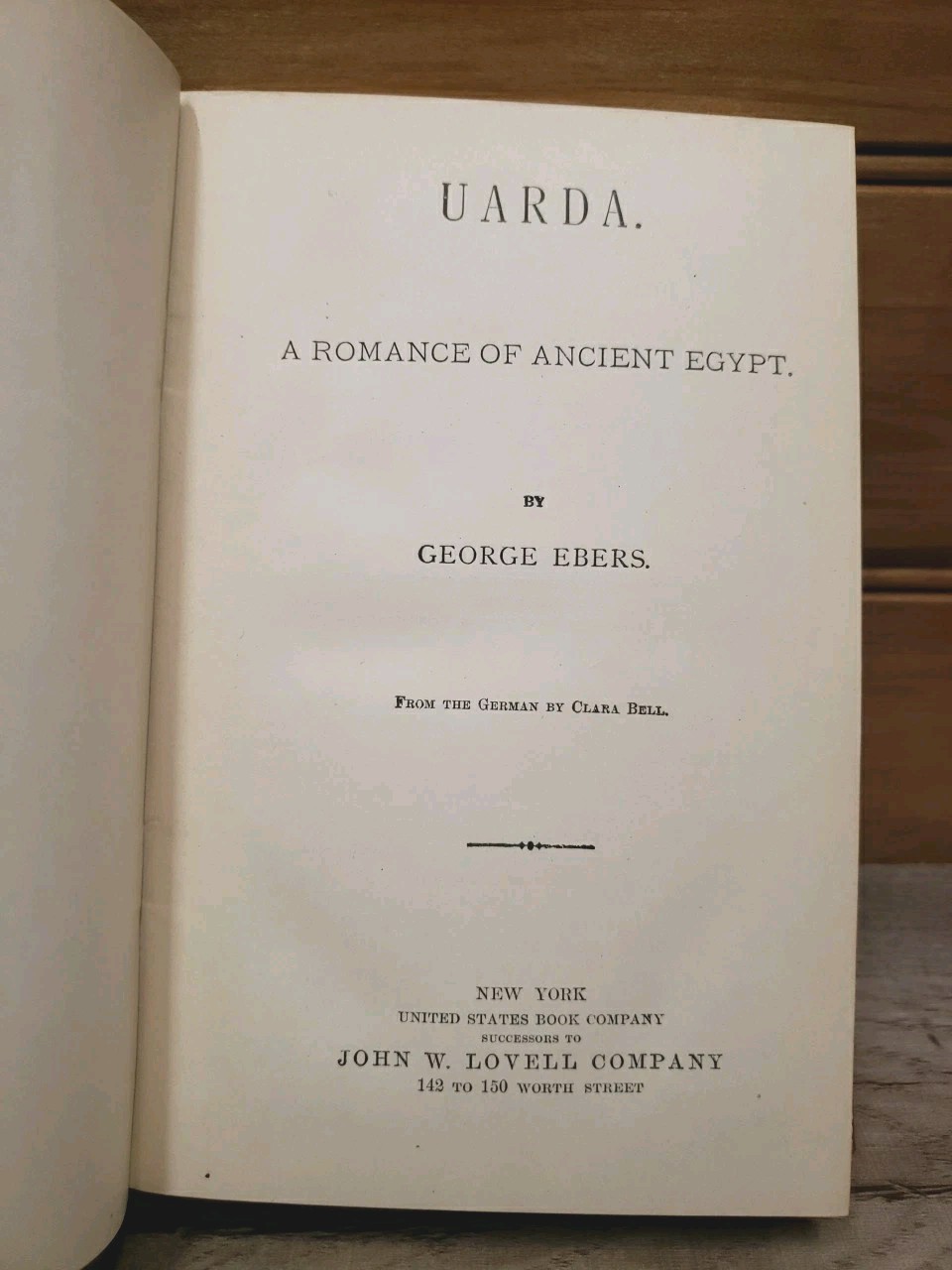 The Historical Romances of Georg Ebers Lot Of 5 From Late 1800s HC