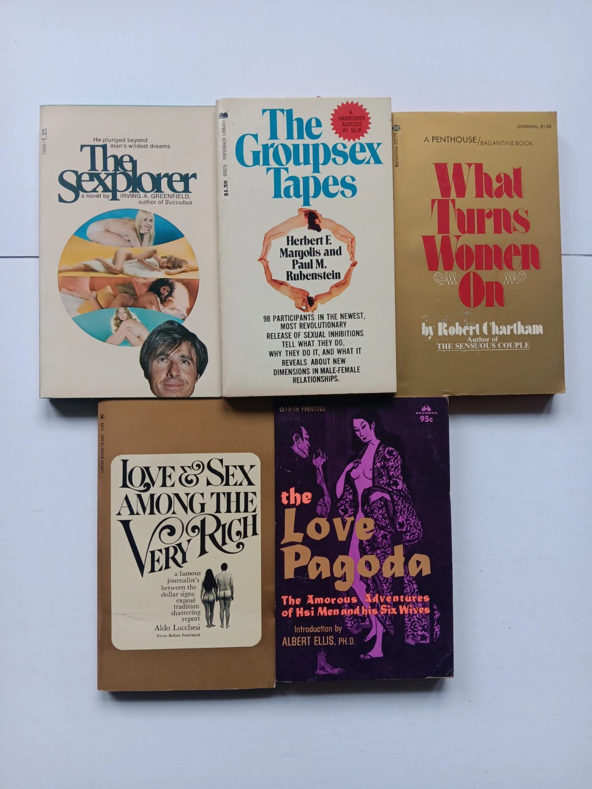 LOT of 17 VINTAGE ROMANCE EROTIC PAPERBACKS BOOKS 1960’S – 70’S RARE Set # 3