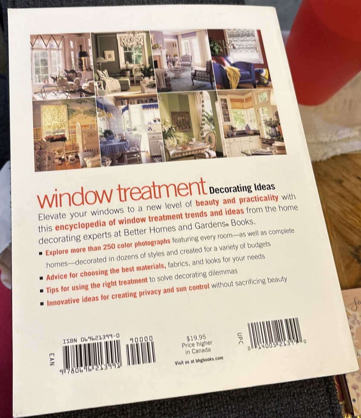 Vtg Rare Better Homes and Gardens Window Treatment Decorating Ideas (2002)