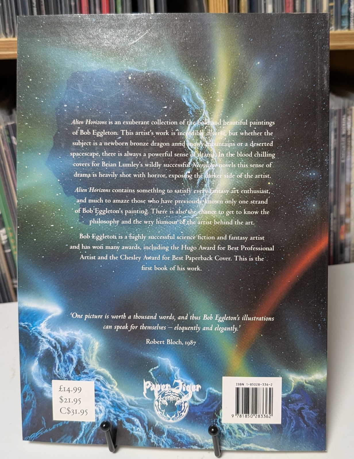 Alien Horizons The Fantastic Art of Bob Eggleton 2000 TPB Sci-Fi Fantasy BX1