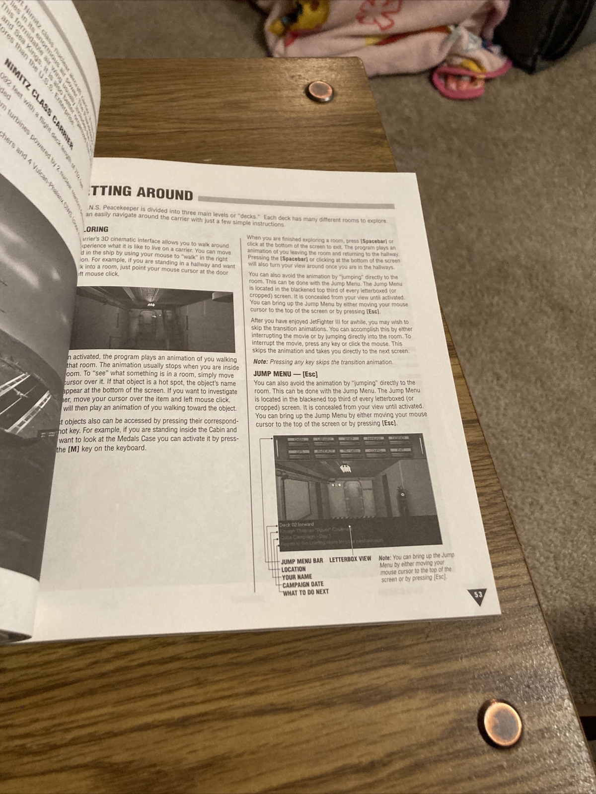 Jetfighter III, R.D.F. Handbook 1.2, Mission studios 1996 ( Book Only)