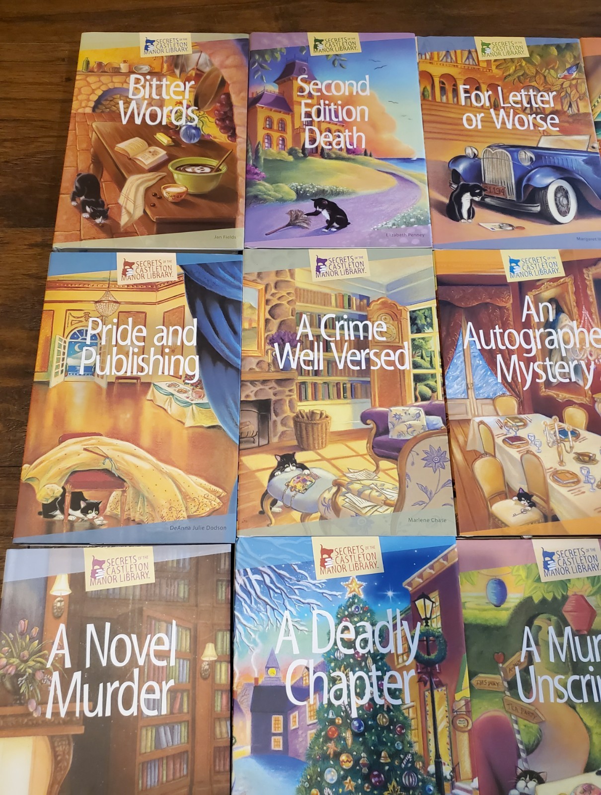 Secrets of the Castleton Manor Library Annie’s Hardcover Book – Lot of 13