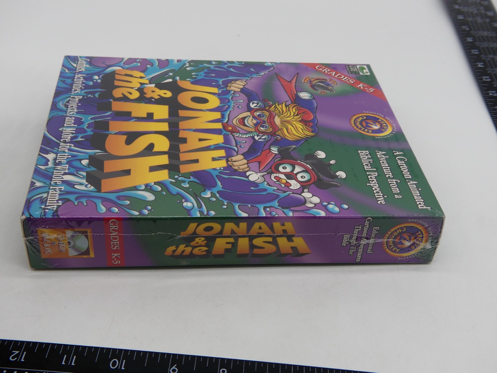 New Vintage Zeke’s Chronicles Jonah & The Fish Big Box PC 95 Mac Game CIDEFX