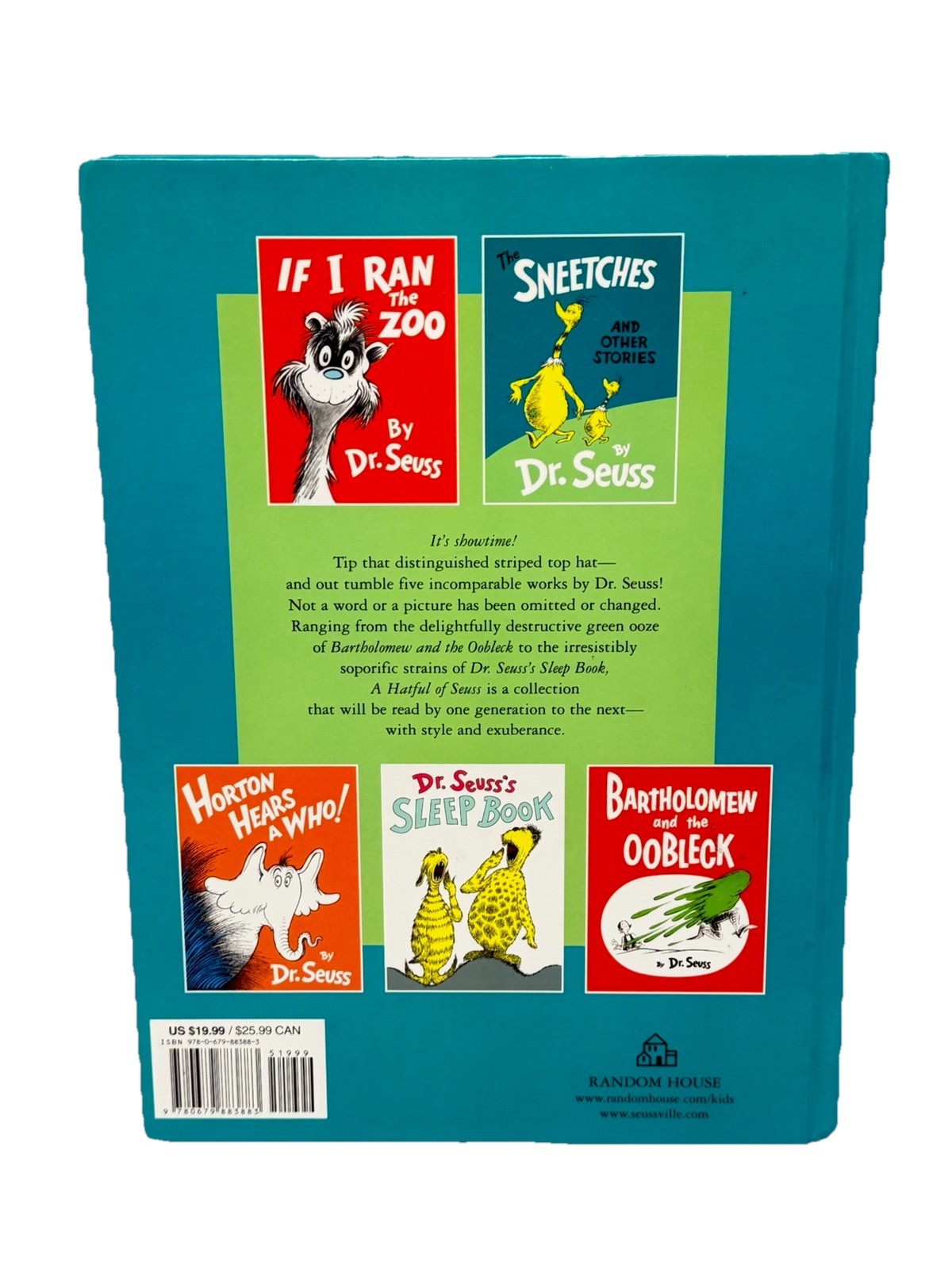 IF I RAN THE ZOO A Hatful of Seuss Five Favorite Dr. Seuss Stories 1997 Hardback