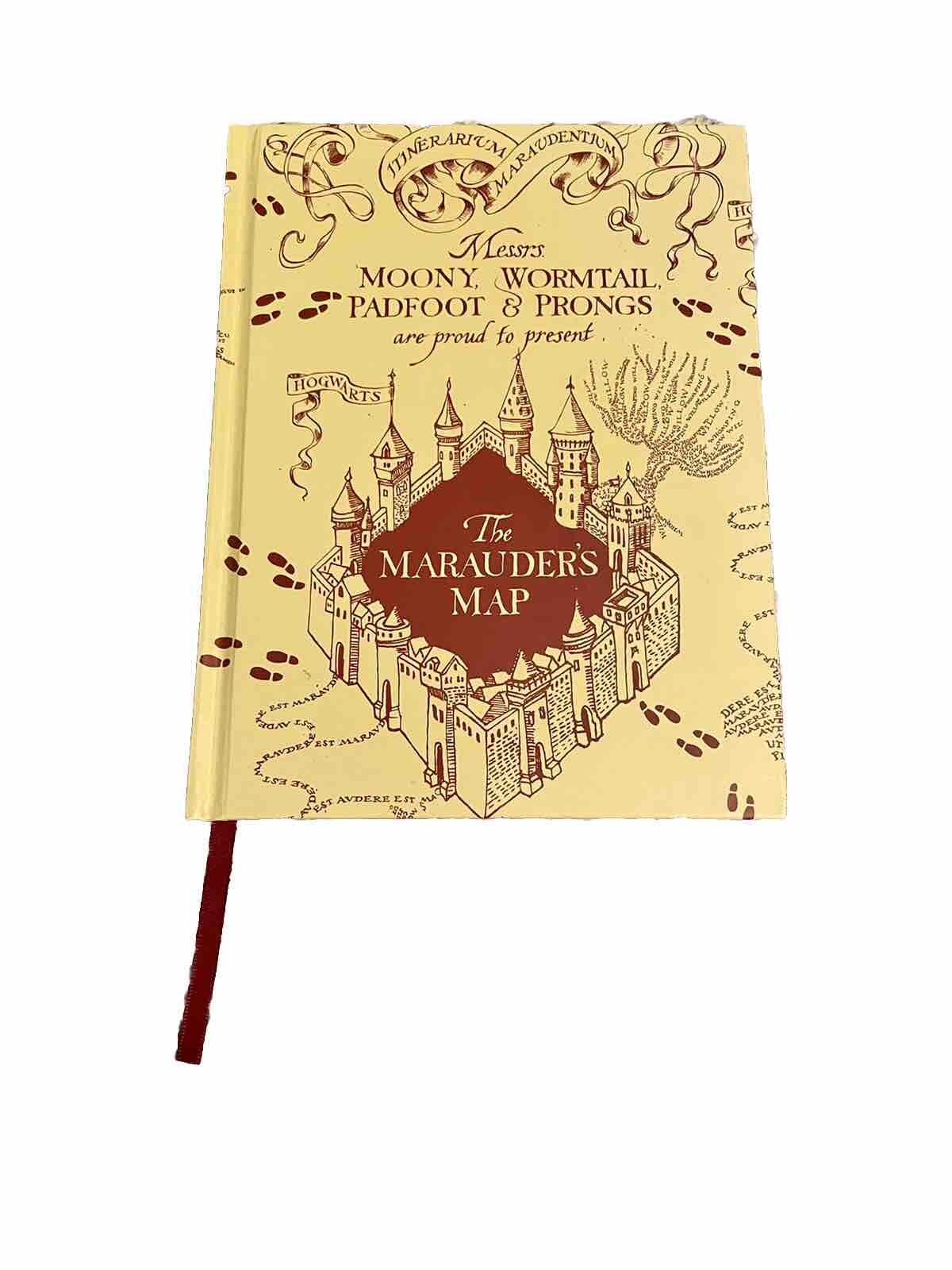 Harry Potter Mischief Managed Marauders Map Hard Cover Journal, 6 x 8 inches