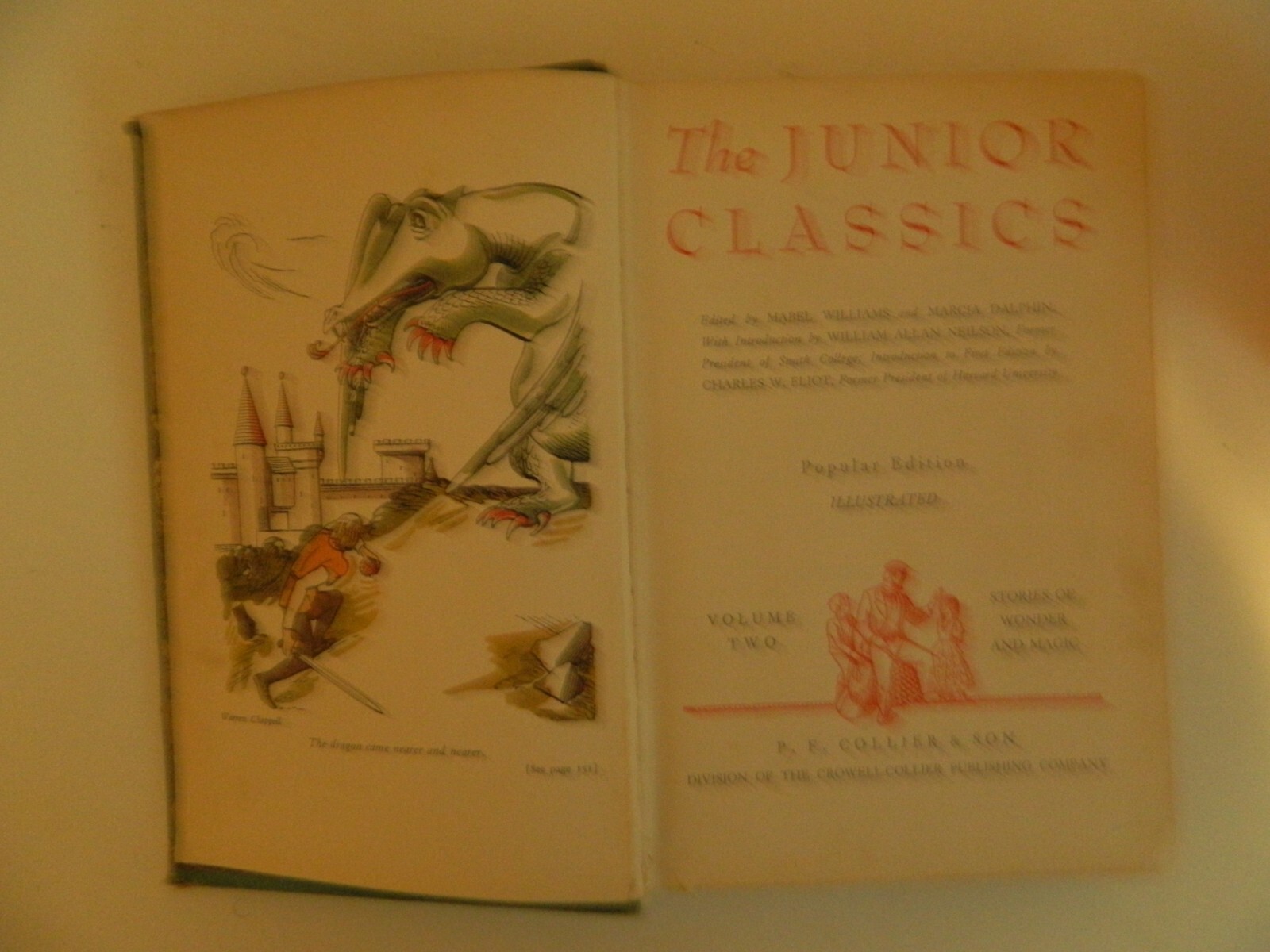The Junior classics 2. Stories of Wonder and Magic.1953. 366 pages