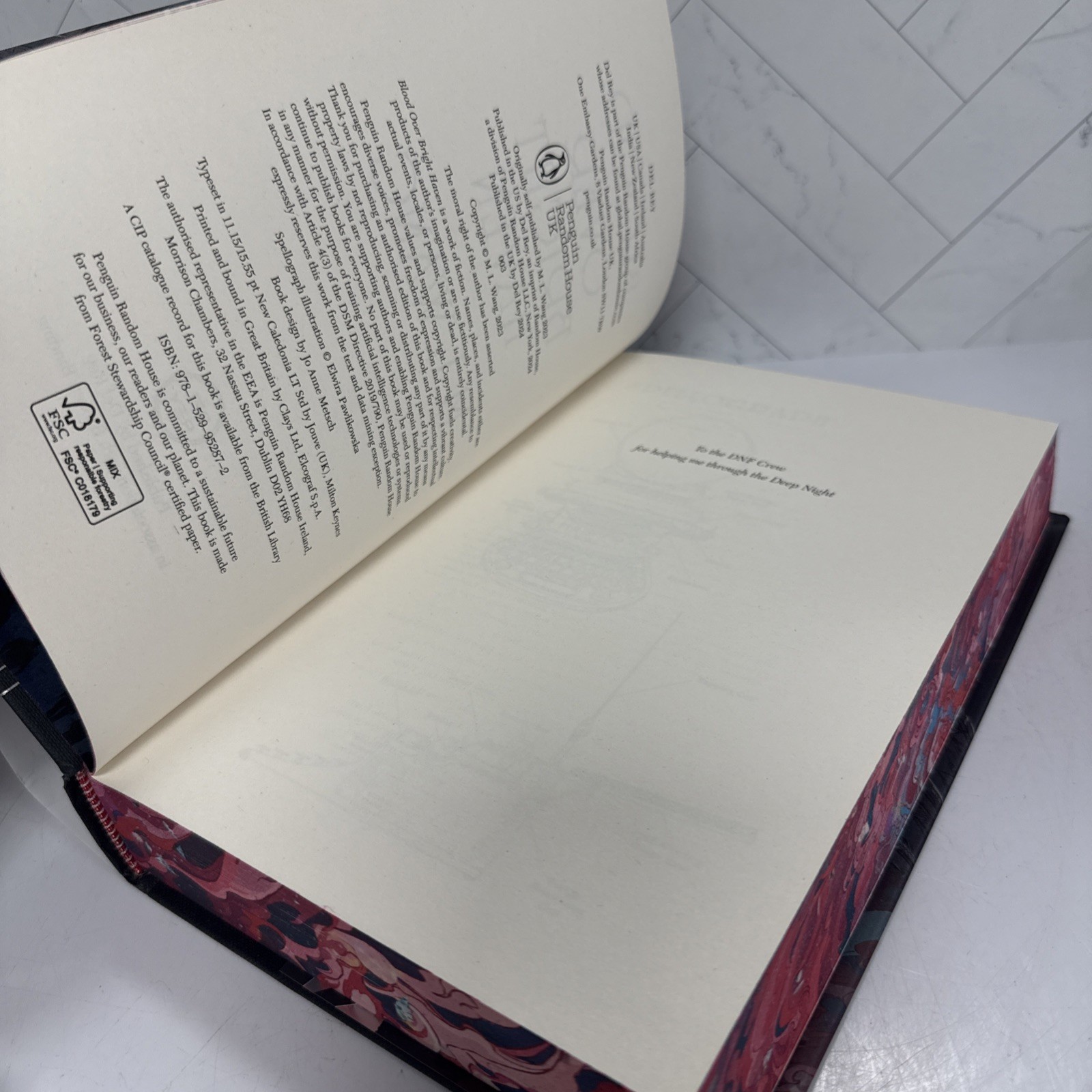 Blood Over Bright Haven by M. L. Wang – BROKEN BINDING UNSIGNED