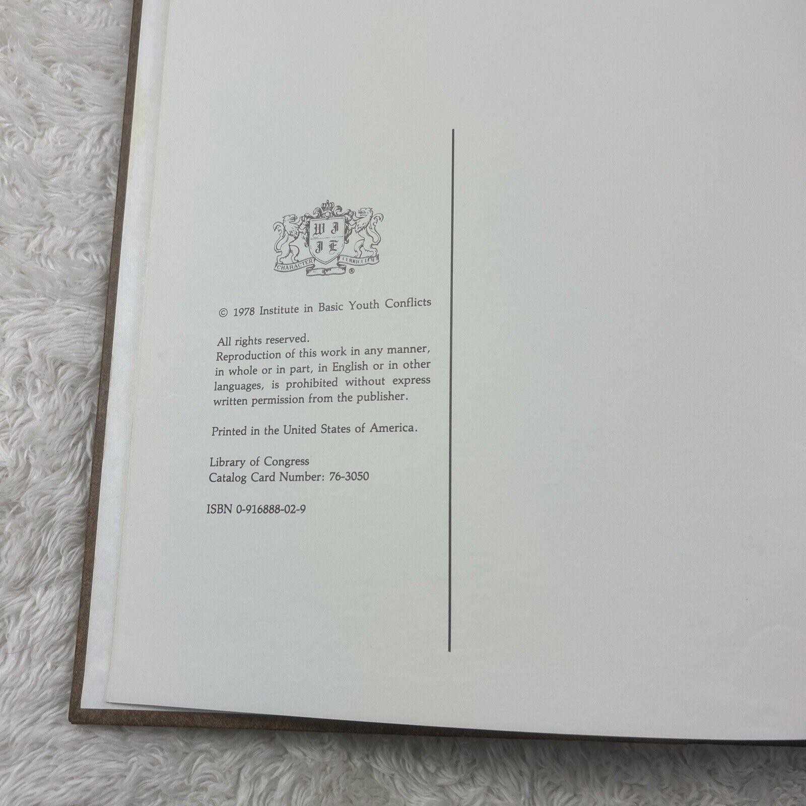 Vintage 1976 Character Sketches From The Pages of Scripture Vol 1 and 2 HC Good
