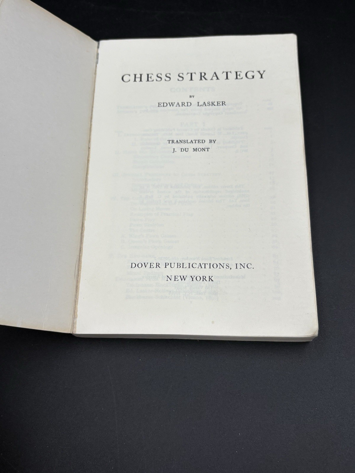 Lasker’s Manual of Chess (Paperback) by Emanuel Lasker 2nd
