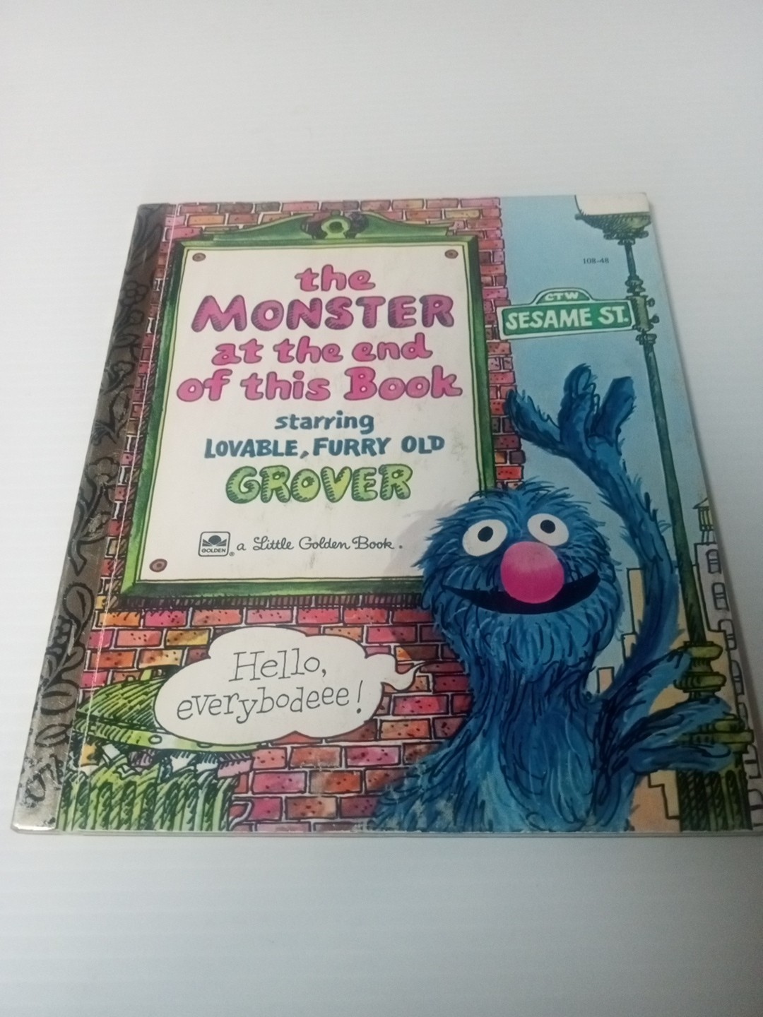 The Monster at the End of This Book Sesame Street Little Golden Book Grover 1978