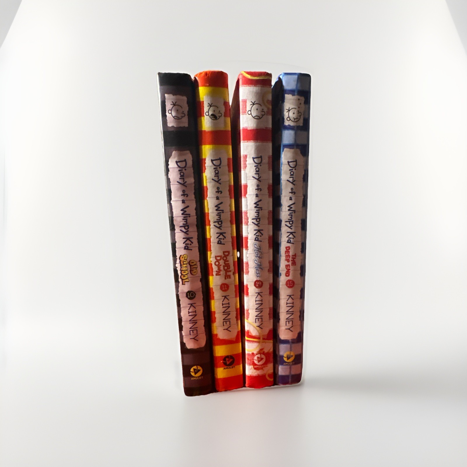 Diary of a Wimpy Kid (Hardcover) Old School, Hot Mess, Double Down, The Deep End